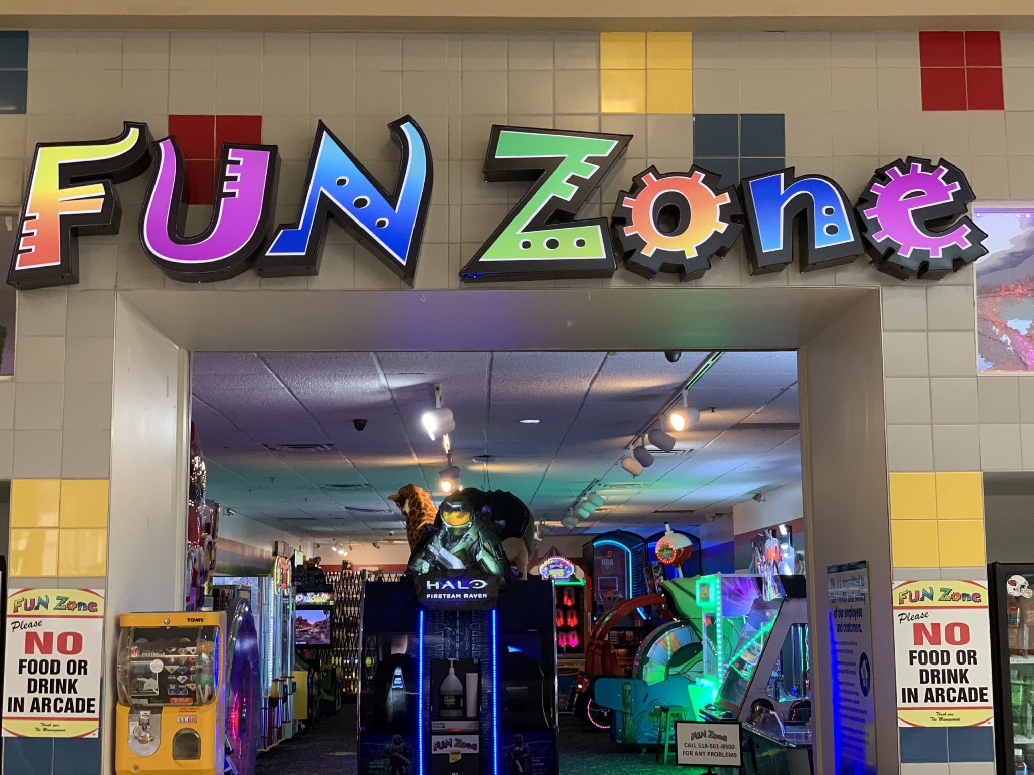 Fun Zone Arcade | Champlain Centre Mall | Valley Vending 